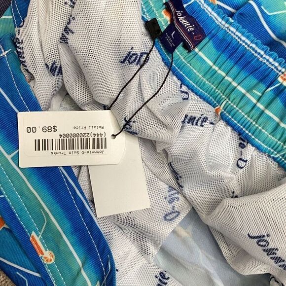 New. Johnnie-O swim shorts. Large. Retails $89 - Picture 6 of 8